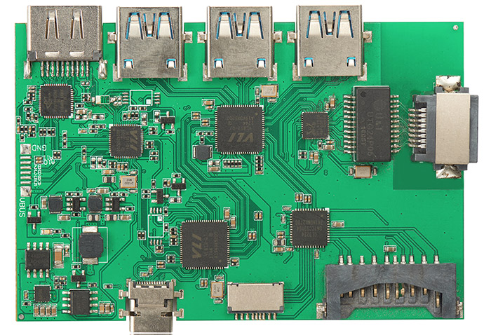 多功能Type-C轉(zhuǎn)HDMI+3XUSB3.0+SD+TF+PD轉(zhuǎn)換器