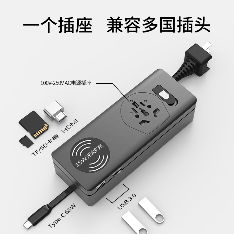 USB-C擴(kuò)展塢排插